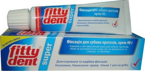 Fittident cream - foto-fixeercrème voor kunstgebitten